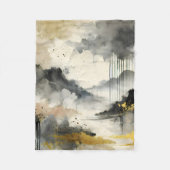 Couverture Polaire Tempête d'or (Devant)