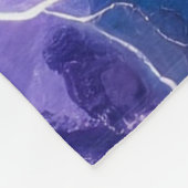 Couverture Polaire Tempête électrique Abstraite (Coin)