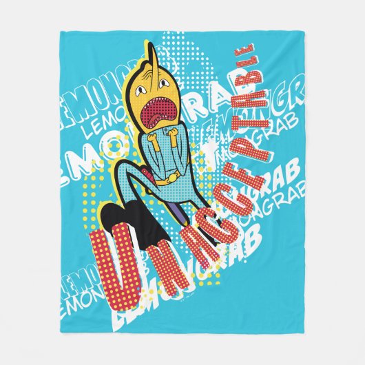 Couverture Polaire Temps d'aventure | Attaque au citron "INACCEPTABLE (Devant)