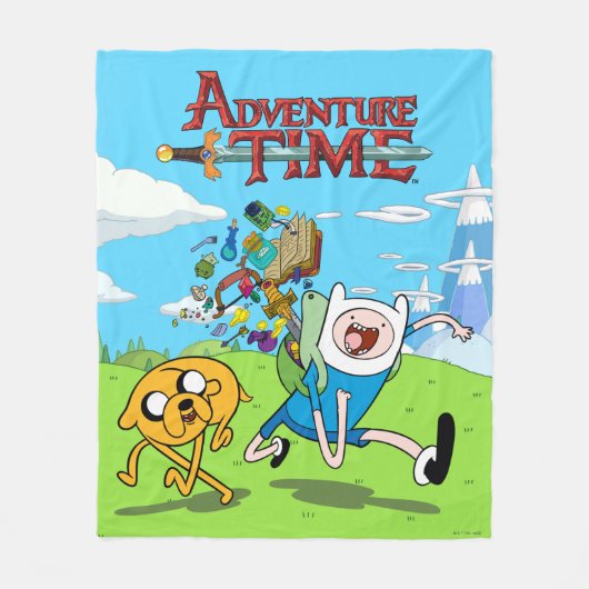 Couverture Polaire Temps d'aventure | Sac à dos Finn's Adventure Gear (Devant)