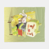 Couverture Polaire Temps de lecture confortable avec animal de compag (Devant (Horizontal))