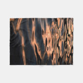 Couverture Polaire Temps écoulé photographie de l'eau ondulée (Devant (Horizontal))