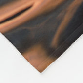 Couverture Polaire Temps écoulé photographie de l'eau ondulée (Coin)