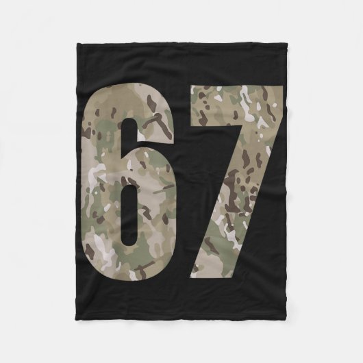 Couverture Polaire Tendance Gen Alpha Six Seven 6 7 Meme Cam Multi Ca (Devant)