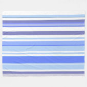 Couverture Polaire Tendance Moderne Bohème Chic Rayures (Devant (Horizontal))