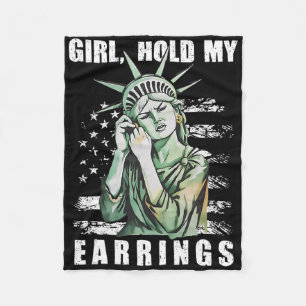 Couverture Polaire Tenez Mes Boucles D'Oreilles Statue Résiste Subtil