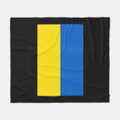 Couverture Polaire Tenez-vous avec l'Ukraine (Devant (Horizontal))