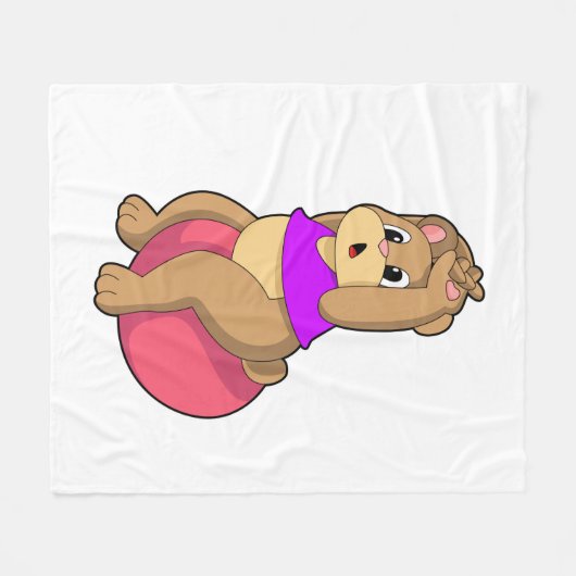 Couverture Polaire Tenez-vous en forme avec l'exercice ball.PNG (Devant (Horizontal))