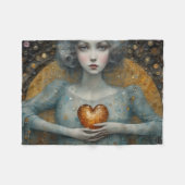 Couverture Polaire Tenir mon coeur dans mes mains (Devant (Horizontal))