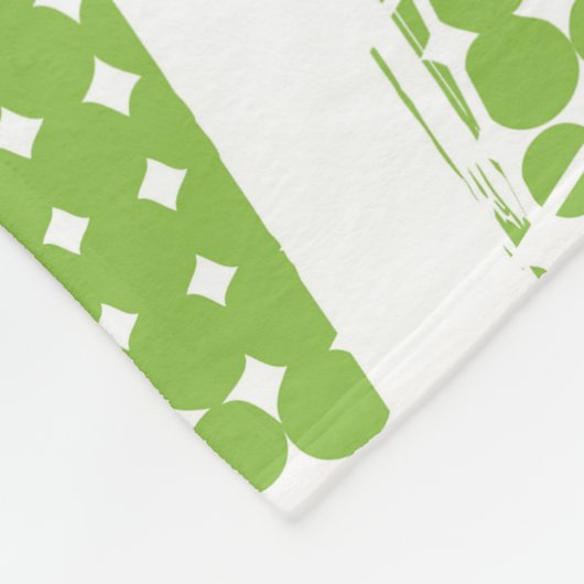 Couverture Polaire Tennis Design Fleece Blanche (Coin)