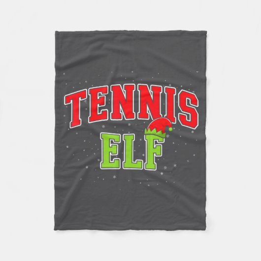 Couverture Polaire Tennis Elf Christmas Family Matching Group Xmas  (Devant)