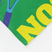 Couverture Polaire Tennis sports vert blanc bleu jaune (Coin)