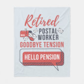 Couverture Polaire Tension d'adieu du travailleur postal à la retrait (Devant)