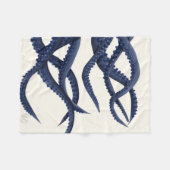 Couverture Polaire Tentacles géants de pieuvre (Devant (Horizontal))