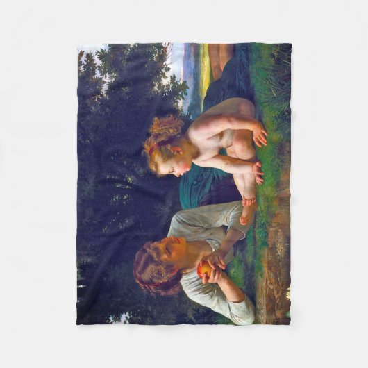Couverture Polaire Tentation, Bouguereau (Devant)