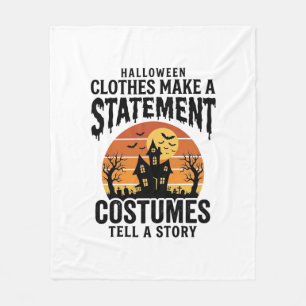 Couverture Polaire Tenue de déguisement pour Halloween Chemise vintag