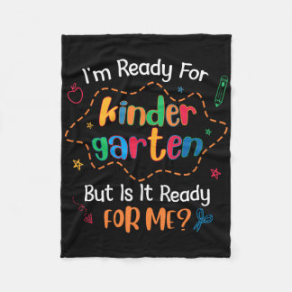 Couverture Polaire Tenue de premier jour de maternelle pour garçons C