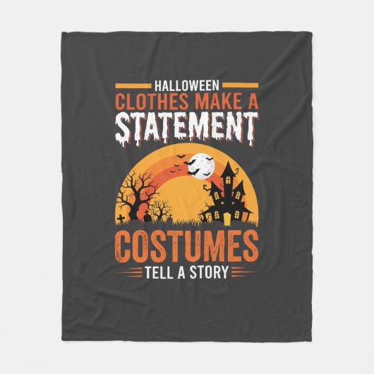 Couverture Polaire Tenues de Halloween Déclaration Conception de Mais (Devant)