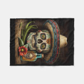 Couverture Polaire Tequila Sombrero Cinco De Mayo (Devant (Horizontal))