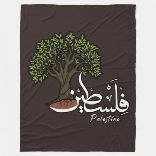 Couverture Polaire Terme arabe palestinien avec Olivier palestinien