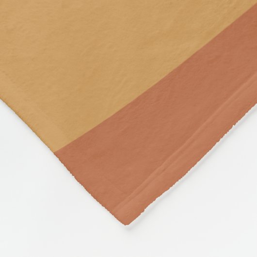 Couverture Polaire Terme Boho Abstrait Wavy Swirl Lines Terracotta   (Coin)