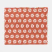 Couverture Polaire Terracotta Mandala (Devant (Horizontal))