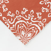 Couverture Polaire Terracotta Mandala (Coin)