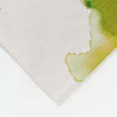 Couverture Polaire Terrain Abstrait - Bleu (Coin)