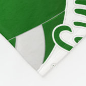 Couverture Polaire terrain de volley-ball blanc vert pour filles lieu (Coin)