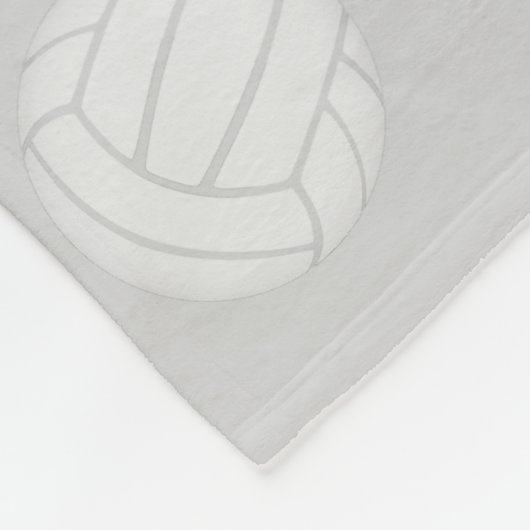 Couverture Polaire terrain de volley-ball rose mon endroit heureux ty (Coin)