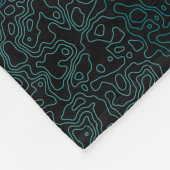 Couverture Polaire Terrain Motif Vert 01bx4.Noir (Coin)