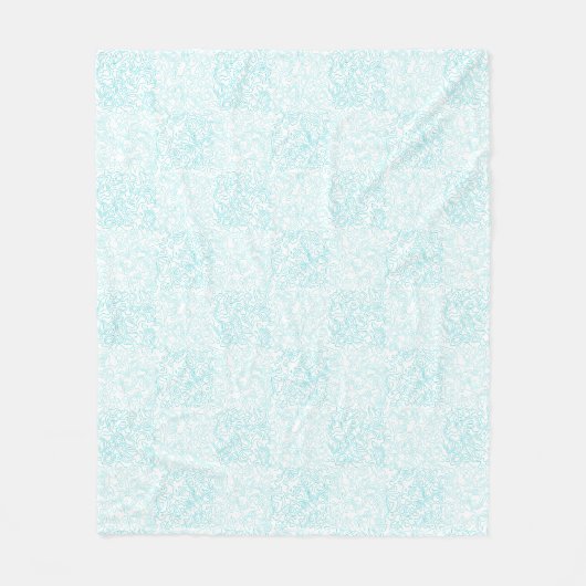 Couverture Polaire Terrain vert motif (Devant)