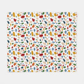 Couverture Polaire Terrazzo Motif coloré (Devant (Horizontal))
