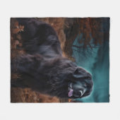 Couverture Polaire Terre-Neuve Halloween (Devant (Horizontal))