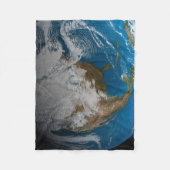 Couverture Polaire Terre Pleine Avec Des Nuages Simulés Sur L'Amériqu (Devant)