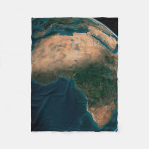Couverture Polaire Terre Pleine De L'Espace Au-Dessus Du Continent Af