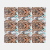 COUVERTURE POLAIRE TERRIER AUSTRALIEN (Devant (Horizontal))