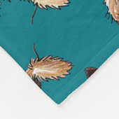 Couverture Polaire Terrier frontalier KiniArt (Coin)