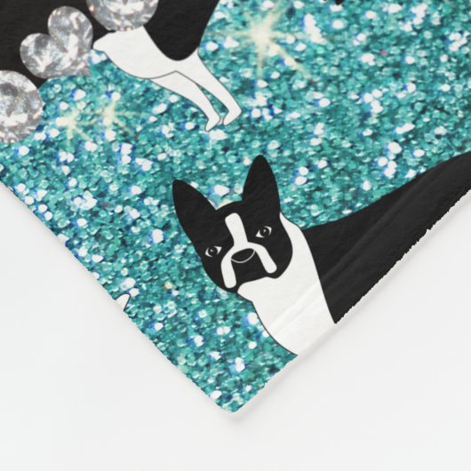 Couverture Polaire Terrier nommé fait sur commande de Boston de (Coin)