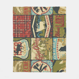 Couverture Polaire Territoires du Nord-Ouest Aventure : Patchwork sym