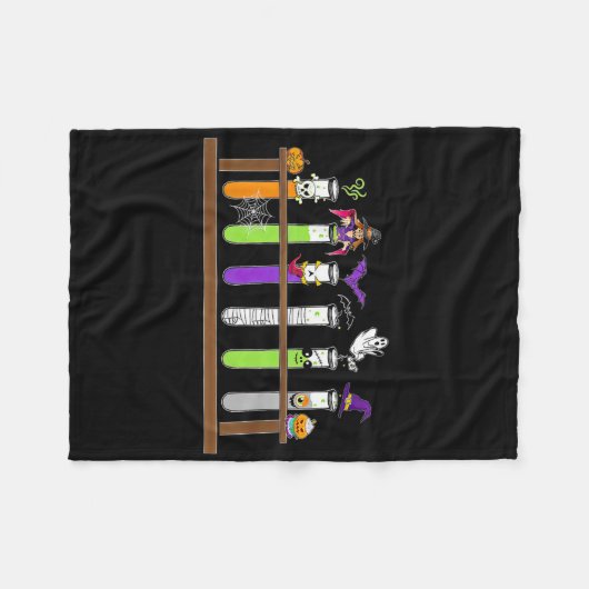 Couverture Polaire Test Tube Chimie Nerd Enseignant Sciences Éffrayan (Devant (Horizontal))