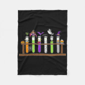 Couverture Polaire Test Tube Chimie Nerd Enseignant Sciences Éffrayan (Devant)