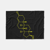 Couverture Polaire Testostérone Molecule Biologie Science Constructio (Devant (Horizontal))