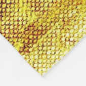 Couverture Polaire Tête de lion rustique (Coin)