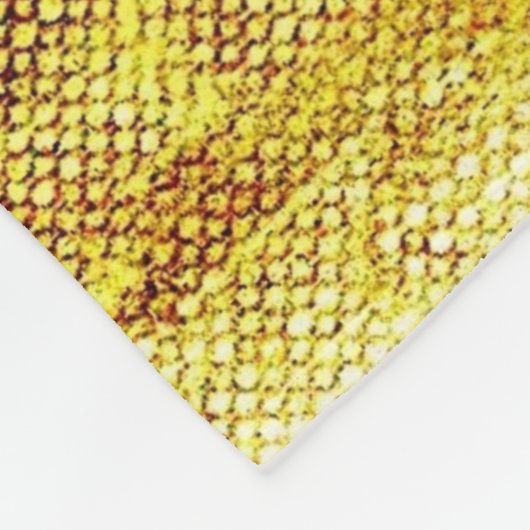 Couverture Polaire Tête de lion rustique (Coin)