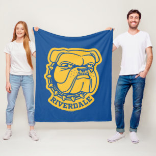 Couverture Polaire Tête de Riverdale Bulldog