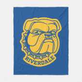 Couverture Polaire Tête de Riverdale Bulldog (Devant)
