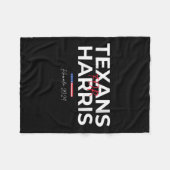 Couverture Polaire Texans Femmes Pour Kamala Harris 2024 Texans Pour  (Devant (Horizontal))