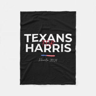 Couverture Polaire Texans Femmes Pour Kamala Harris 2024 Texans Pour 