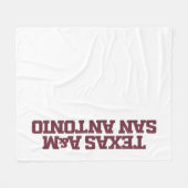 Couverture Polaire Texas A&M San Antonio (Devant (Horizontal))